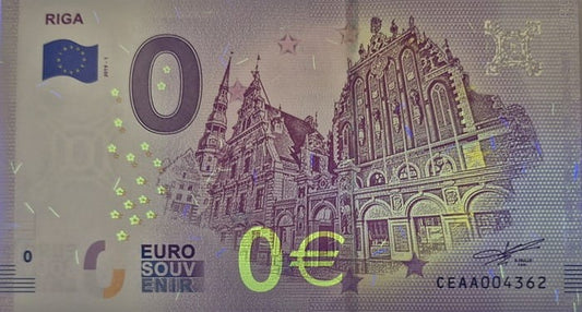 0 euro Łotwa Ryga 2019