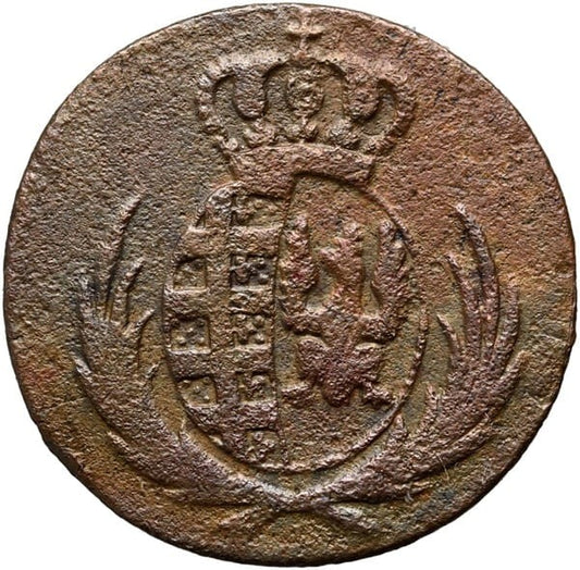 Moneta 1 grosz 1812 Księstwo Warszawskie stan 3