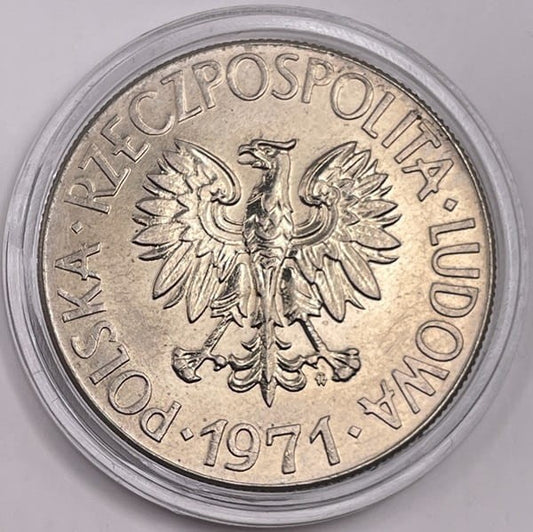 Moneta 10 zł Tadeusz Kościuszko 1971 r. stan 1