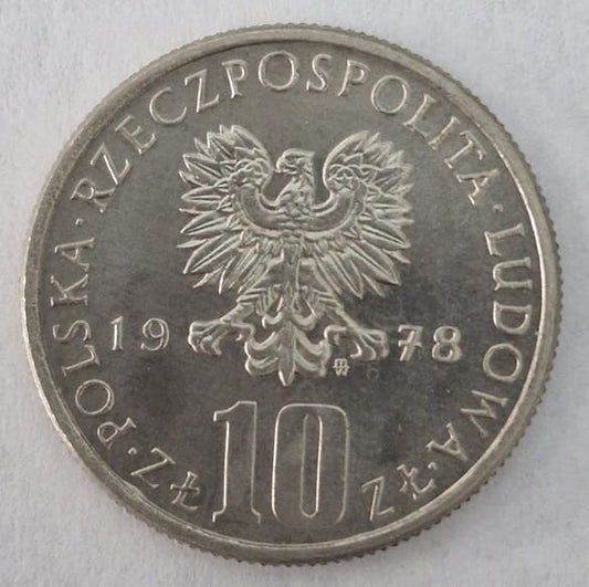 Moneta 10 złotych Bolesław Prus 1978