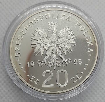 Moneta 20 zł 75 rocznica bitwy Warszawskiej 1995
