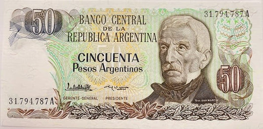 Argentyna banknot 50 pesos UNC