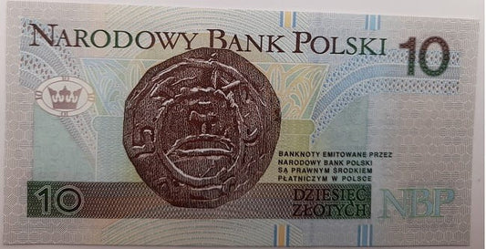 Banknot 10 zł 1994 Mieszko I UNC