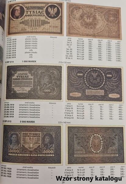 Katalog banknotów polskich Fischer 2025