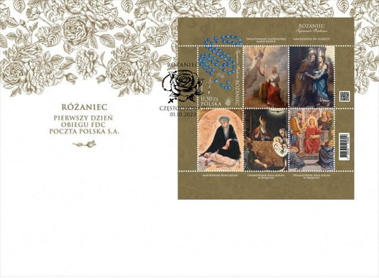 Koperty FDC Różaniec 2023 komplet 2277-2280