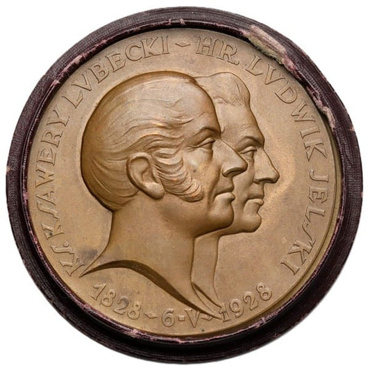 Medal 100-lecie Banku Polskiego 1829 -1929 pudełko 1928