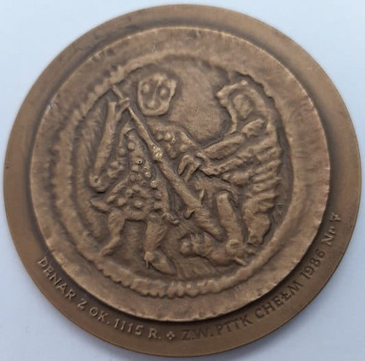 Medal Bolesław Krzywousty PTTK