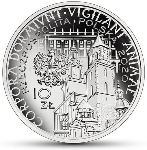 Moneta 10 zł 10. rocz. Tragedii Smoleńskiej 2020 r. uncja