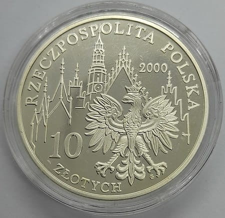 Moneta 10 zł 1000 lat Wrocławia 2000 r.