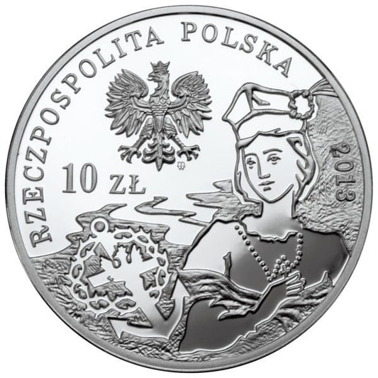Moneta 10 zł 150. rocz. Powstania Styczniowego 2013 r.