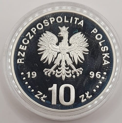 Moneta 10 zł 40. rocznica wydarzeń poznańskich 1956 1996