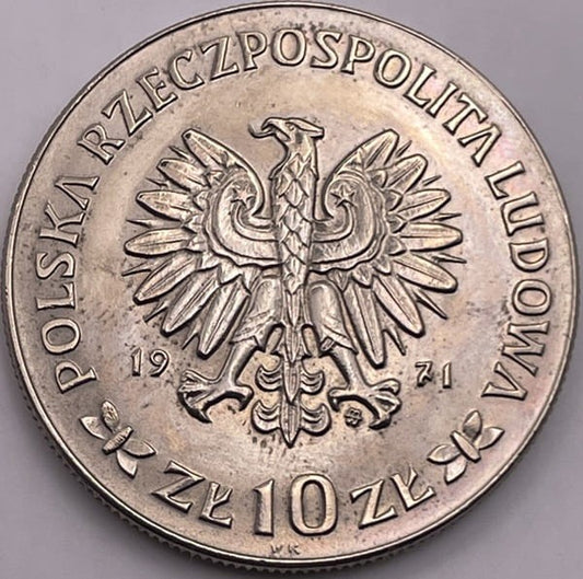 Moneta 10 zł 50 rocznica III Powstania Śląskiego 1971