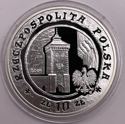 Moneta 10 zł 750-lecie lokacji Krakowa 2007