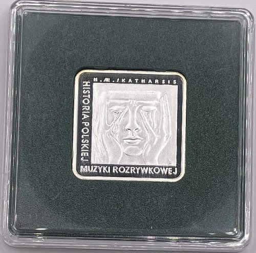 Moneta 10 zł Czesław Niemen kwadrat 2009