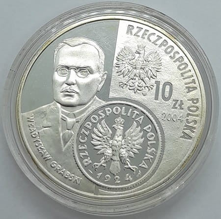 Moneta 10 zł Dzieje złotego Kłosy 2004
