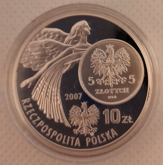 Moneta 10 zł Dzieje złotego Nike 2007