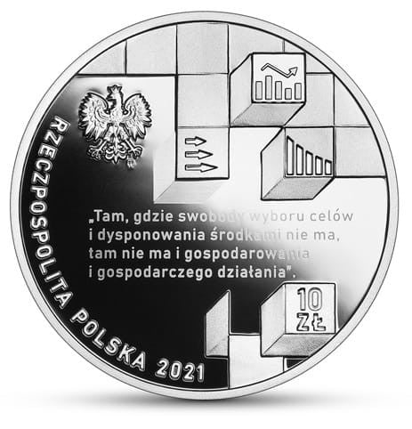 Moneta 10 zł Edward Taylor 2021 r.