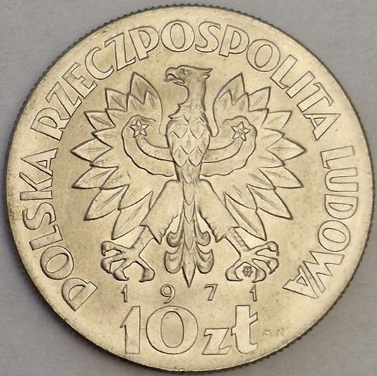Moneta 10 zł FAO Fiat Panis próba 1971