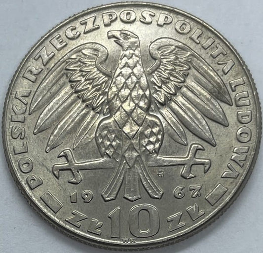 Moneta 10 zł Karol Świerczewski 1967