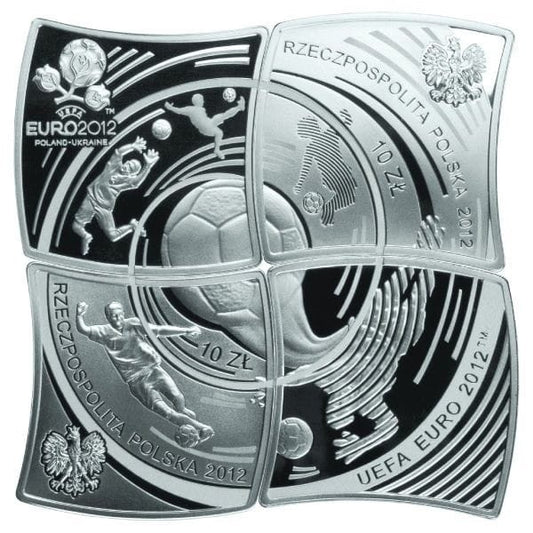 Moneta 10 zł Euro 2012 Polska-Ukraina puzzle 2012