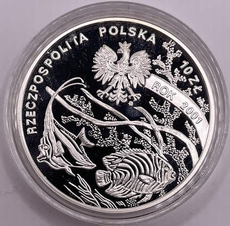 Moneta 10 zł Michał Siedlecki 2001 r.