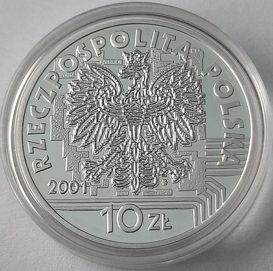 Moneta 10 zł Rok 2001 r.