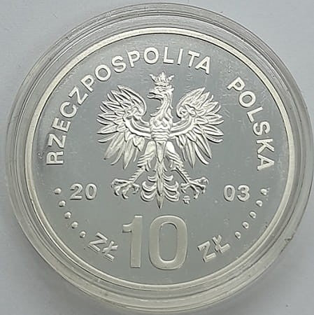 Moneta 10 zł Stanisław Leszczyński półpostać 2003