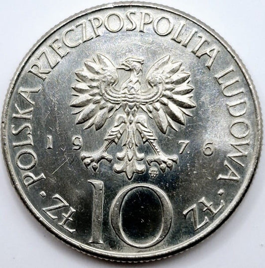 Moneta 10 złotych Adam Mickiewicz 1976