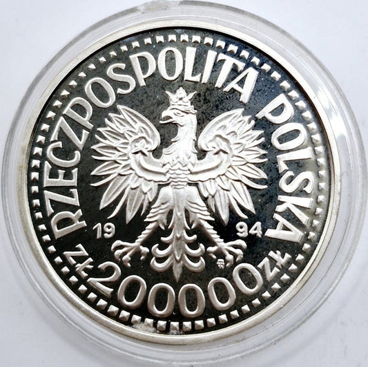 Moneta 100 000 zł Żołnierz polski na frontach II WŚ Monte Cassino 1994