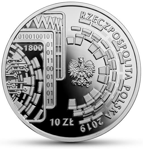 Moneta 10 zł 100-lecie powstania PKO Banku Polskiego 2019 r.