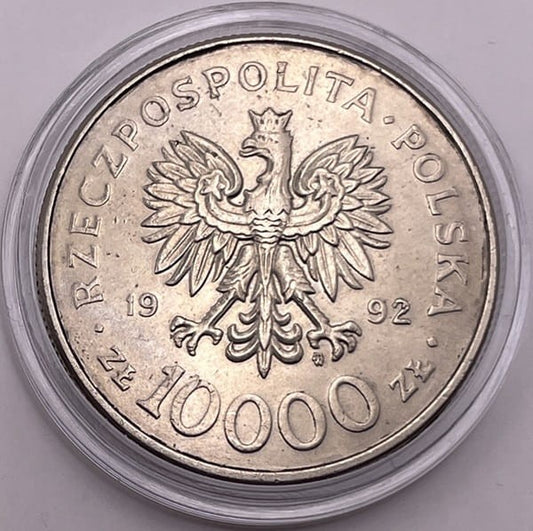 Moneta 10000 zł Władysław III Warneńczyk 1992