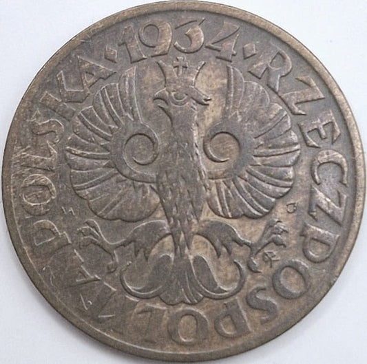Moneta 2 grosze 1934