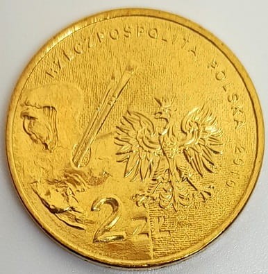 Moneta 2 zł Artur Grottger 2010
