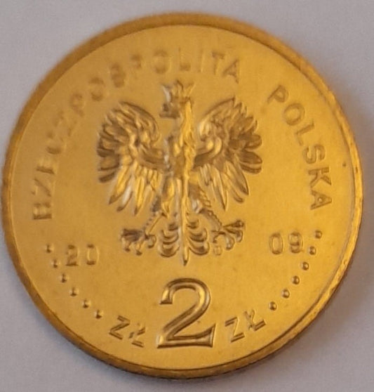 Moneta 2 zł Husarz XVII wiek 2009