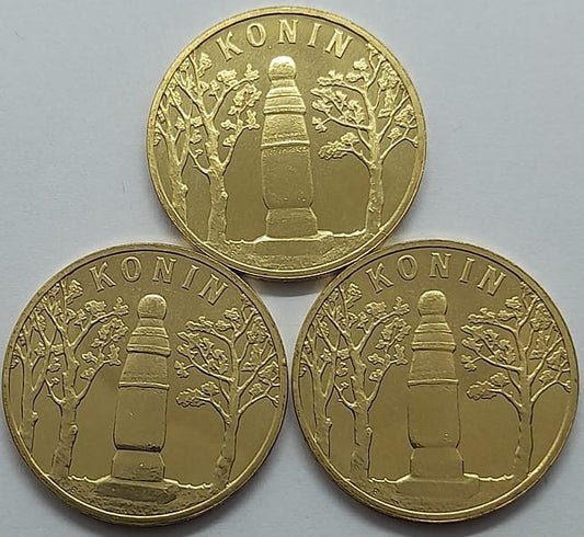 Moneta 2 zł Konin 2008