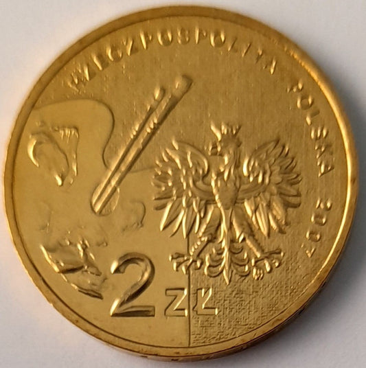 Moneta 2 zł Leon Wyczółkowski 2007