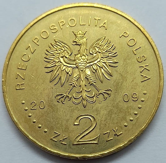 Moneta 2 zł Polacy ratują Żydów Żegota 2009
