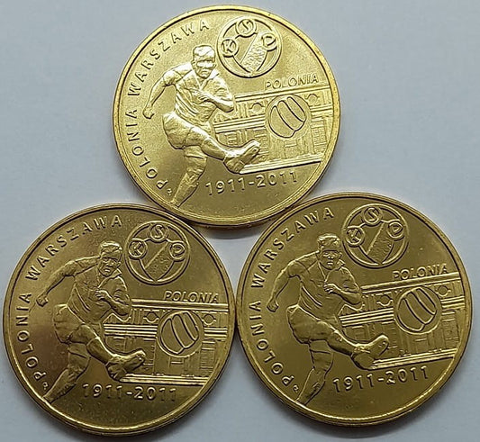Moneta 2 zł Polonia Warszawa 2011