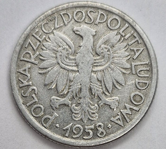 Moneta 2 złote Jagody 1958 stan 3