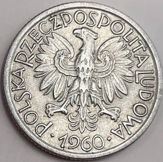 Moneta 2 złote Jagody 1960 stan 3