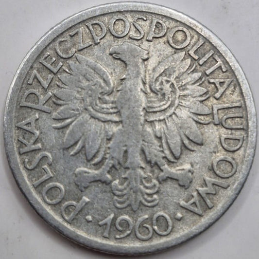 Moneta 2 złote Jagody 1960 r. stan 3/4