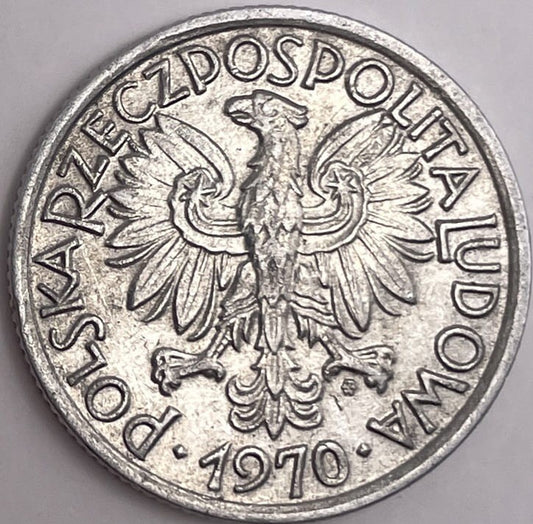 Moneta 2 złote Jagody 1970 r. stan 2