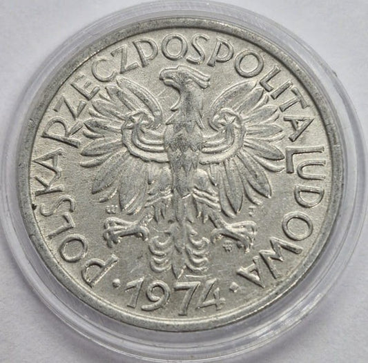 Moneta 2 złote Jagody 1974 stan 2
