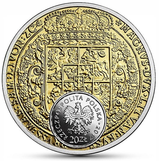 Moneta 20 zł 100 dukatów Zygmunta III 2017