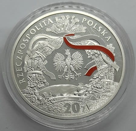 Moneta 20 zł Dożynki 2004 r.