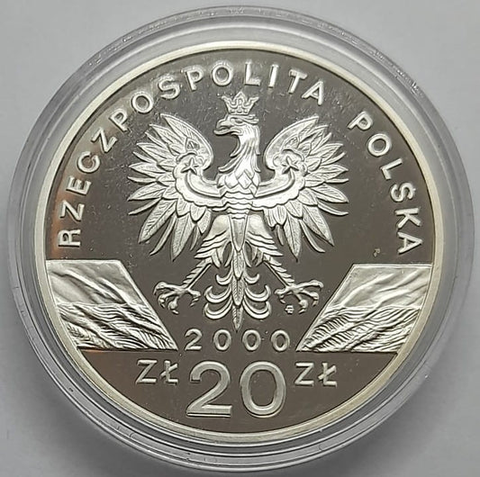 Moneta 20 zł Dudek 2000