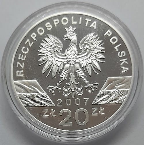 Moneta 20 zł Foka szara 2007