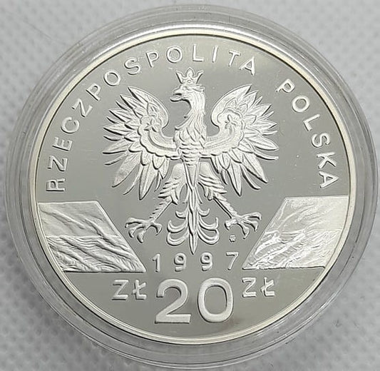 Moneta 20 zł Jelonek Rogacz 1997 r.