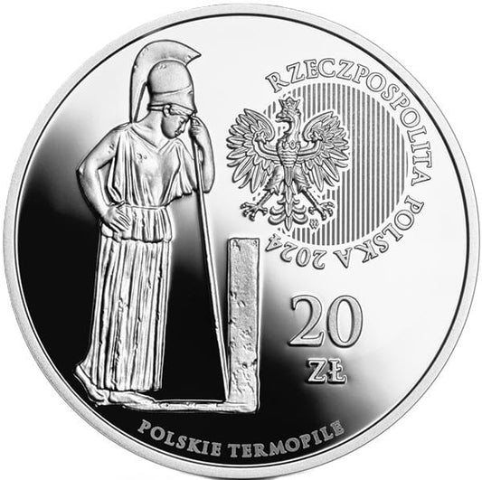 Moneta 20 zł Polskie Termopile Głogów 2024