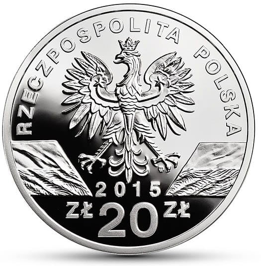 Moneta 20 zł Pszczoła miodna 2015